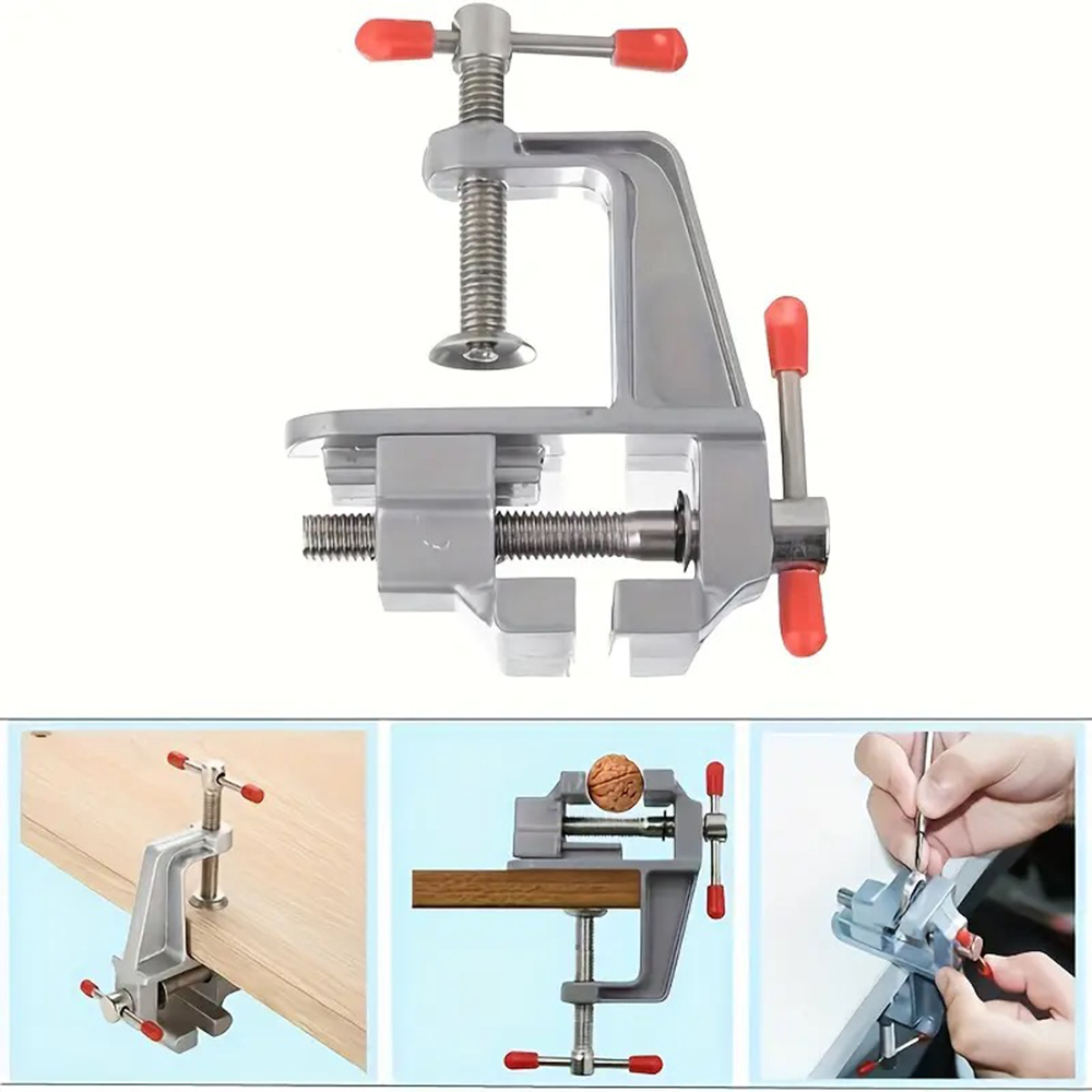 Woodworking Quotes - Mini Bench Vise Muliti-Funcational 3.5&quot Aluminum