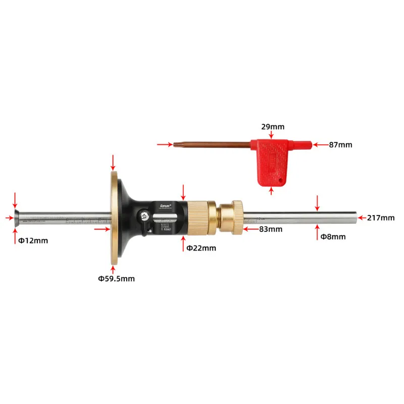 Aluminum Woodworking Wheel Mar - огляд і ціна Woodworking Marking Gauge
