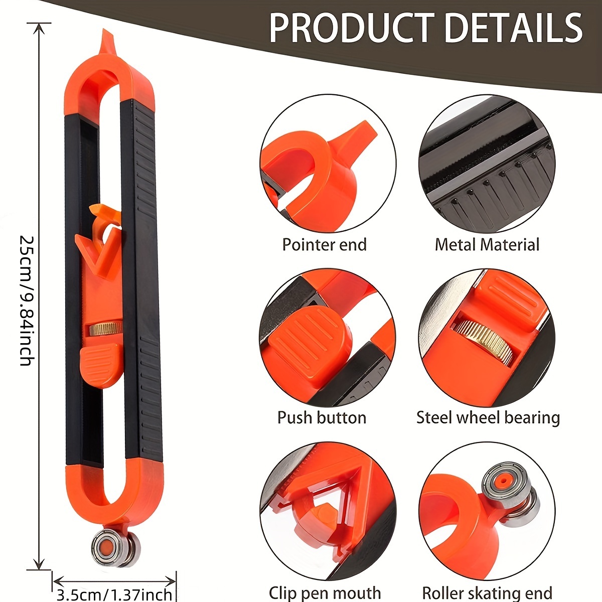 Contour Gauge Scribing Tool, P - огляд і ціна Woodworking Basics