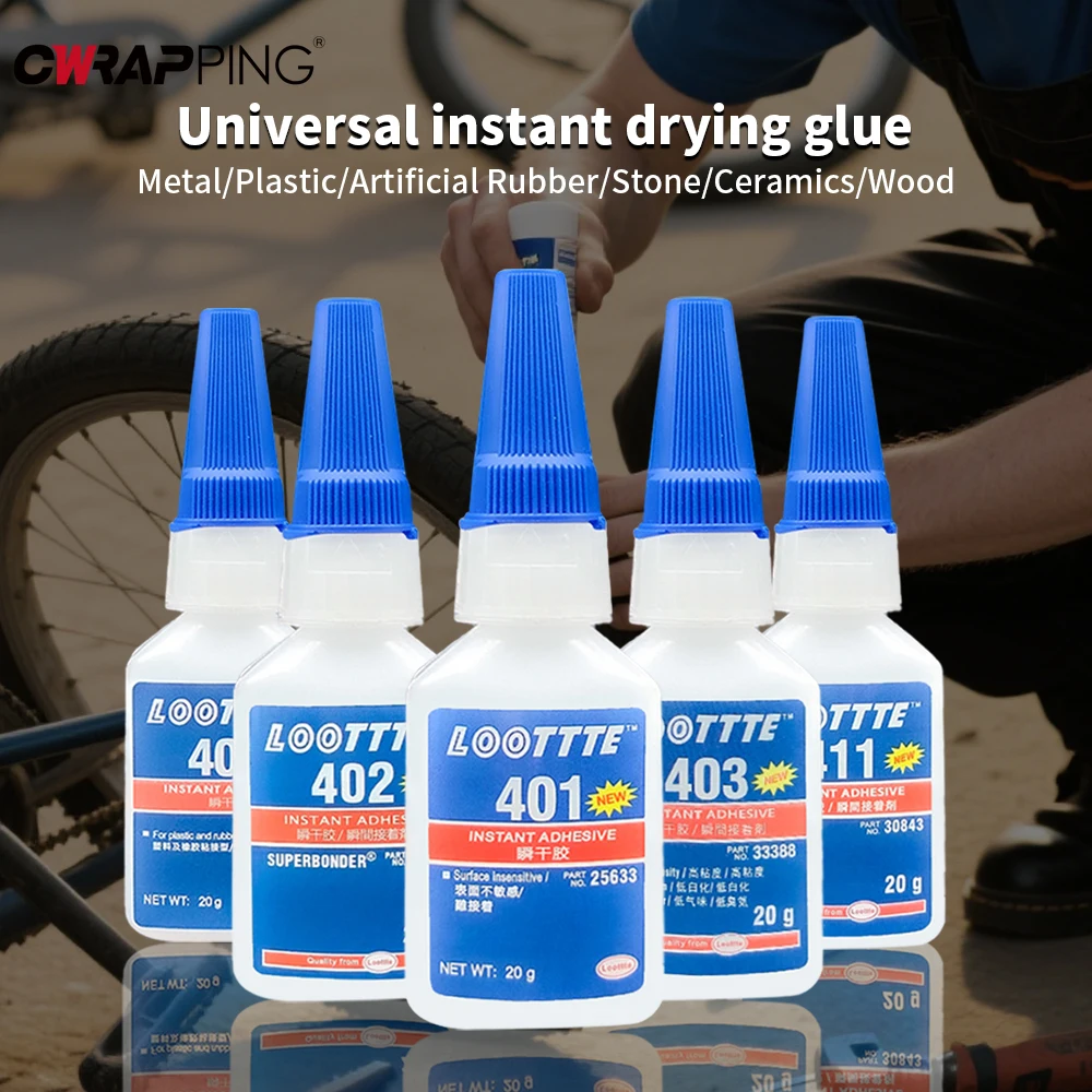 20ml Loottte Rubber Metal Wood - огляд і ціна Woodworking Quick Glue