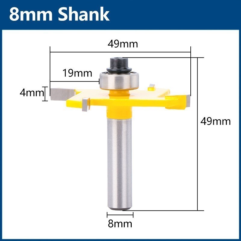 XCAN Router Bits T Type Slotti - огляд і ціна Woodworking Rabbet
