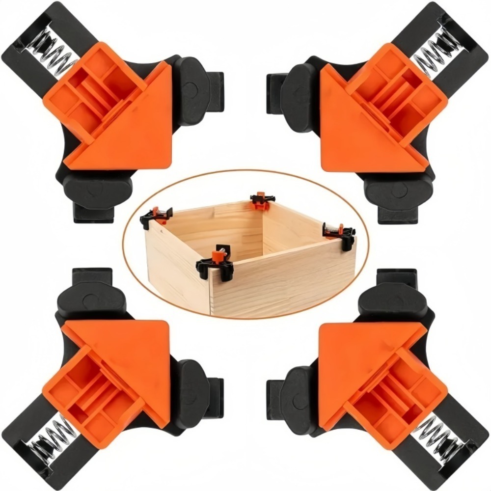 4pcs 90° Right Angle Clamp Fix - огляд і ціна Woodworking Basics
