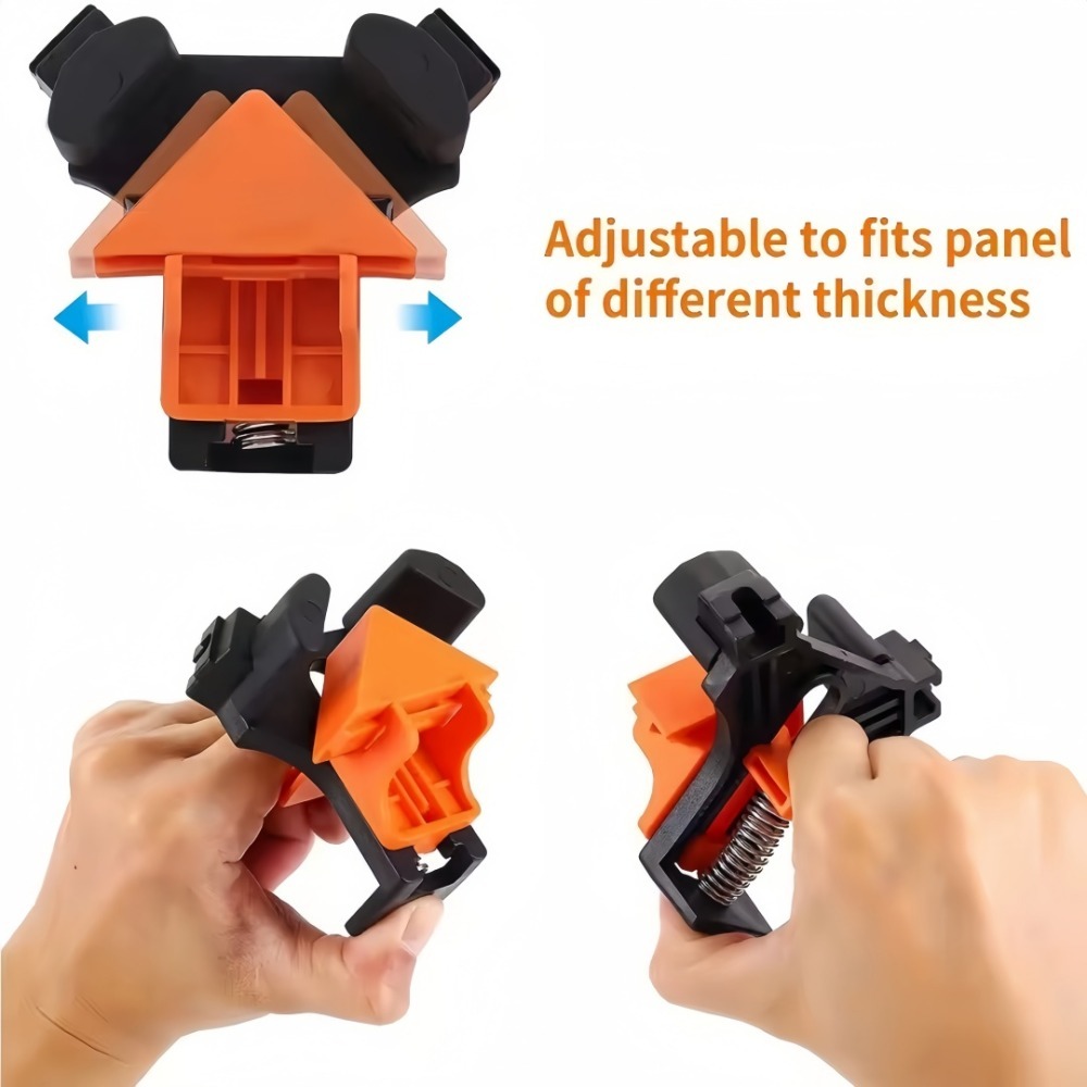 4pcs 90° Right Angle Clamp Fix - огляд і ціна Woodworking Basics
