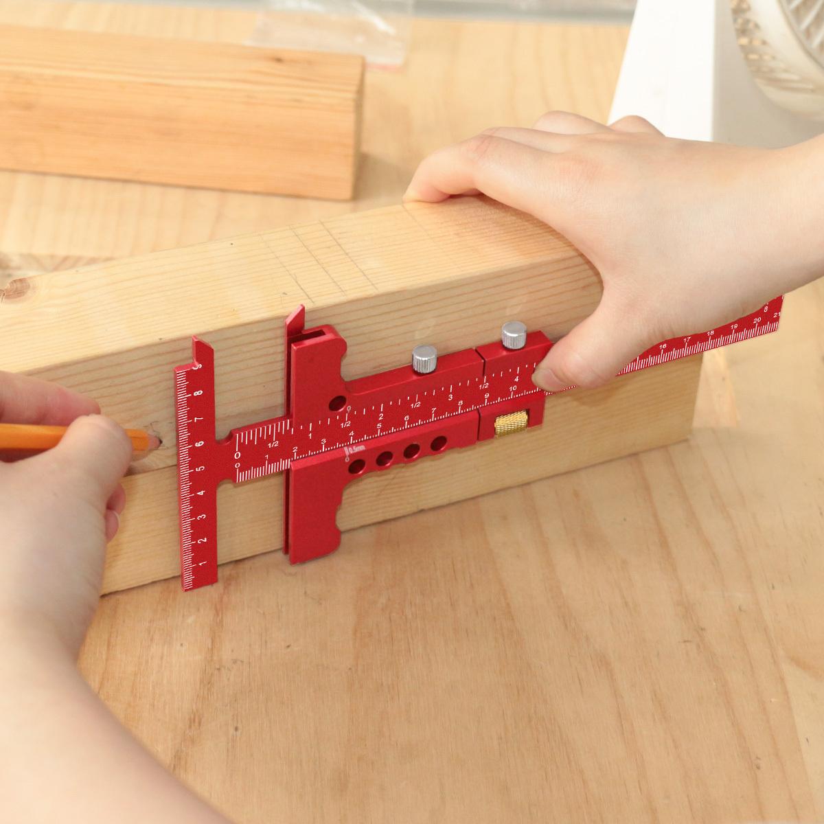 Woodworking T-Square Scribing  - огляд і ціна Woodworking Marking Gauge