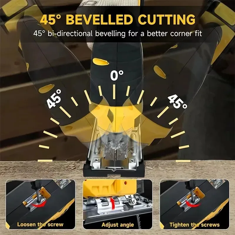 2700RPM Brushless Curve Saw Co - огляд і ціна Woodworking Jigsaw