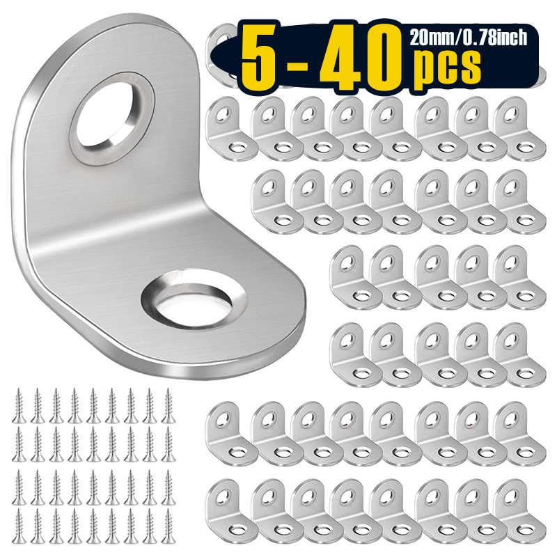 5-40 PCS 20 x 20 mm Stainless  - огляд і ціна Woodworking X Brace