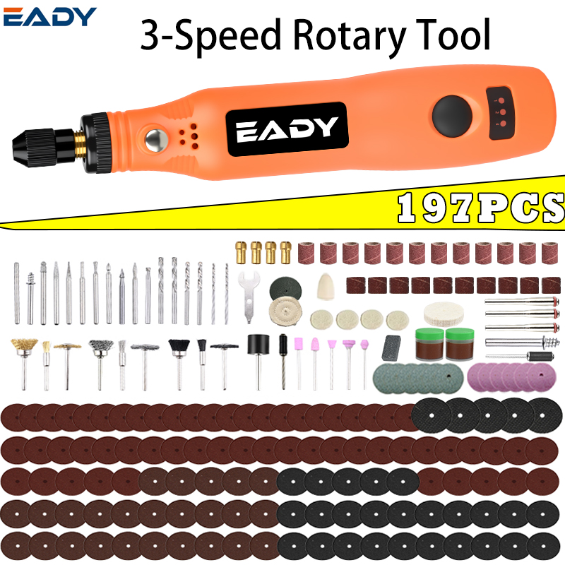 USB Cordless Rotary Tool Kit – - огляд і ціна Woodworking Basics