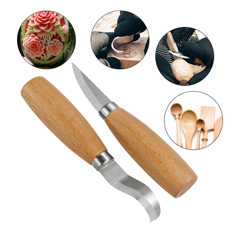 Stainless Iron Carving Knife B - огляд і ціна Woodworking Basics