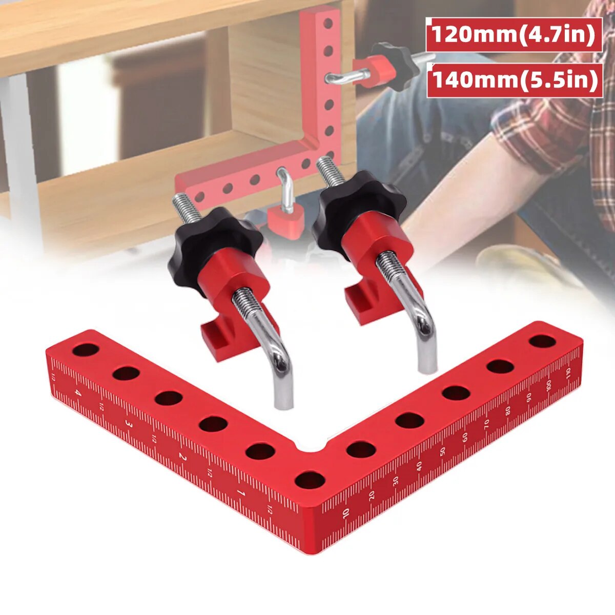 1Set 90 Degree Positioning Squ - огляд і ціна Woodworking Right Angle Clamp