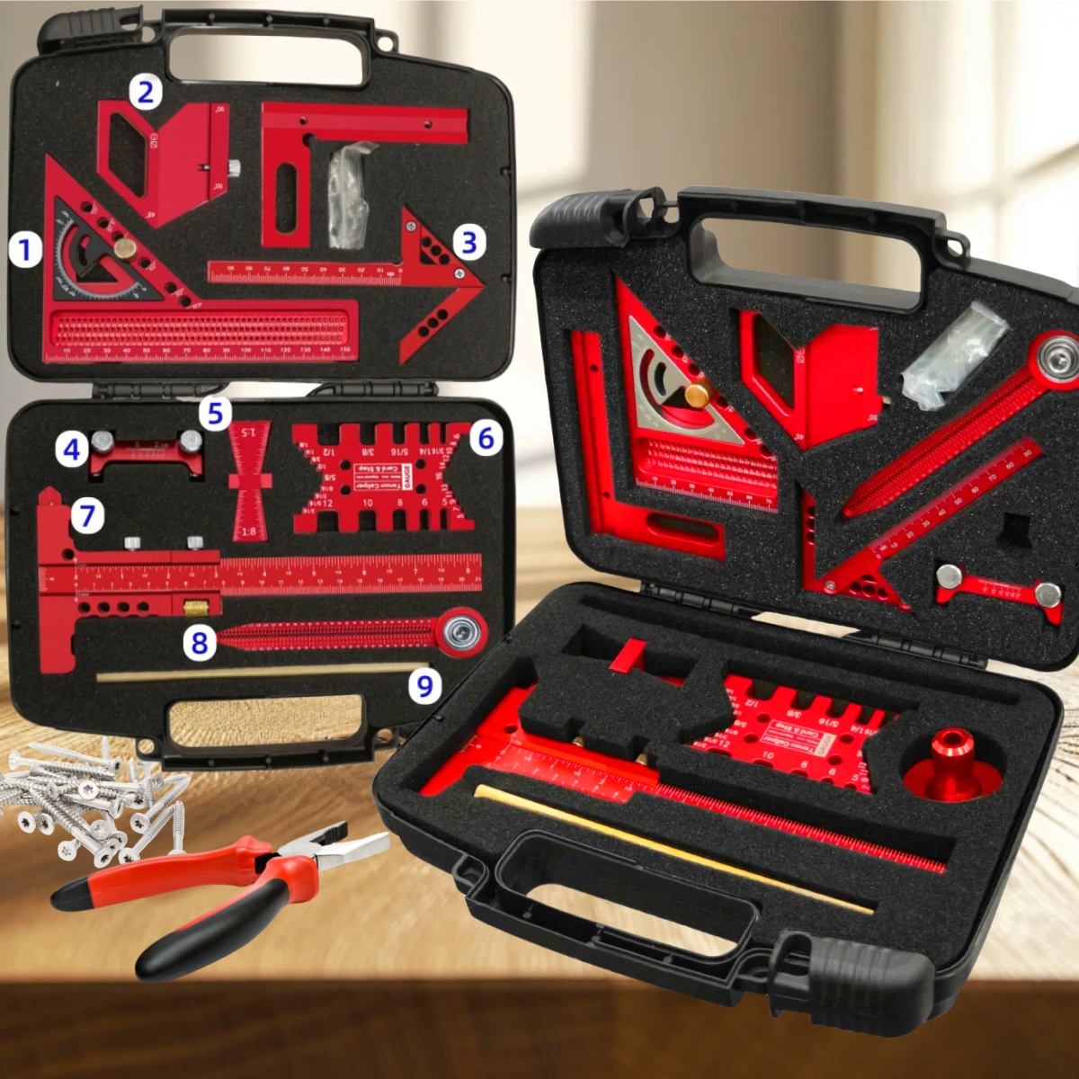 9pcs/10pcs Woodworking Measuri - огляд і ціна Woodworking Plans Free