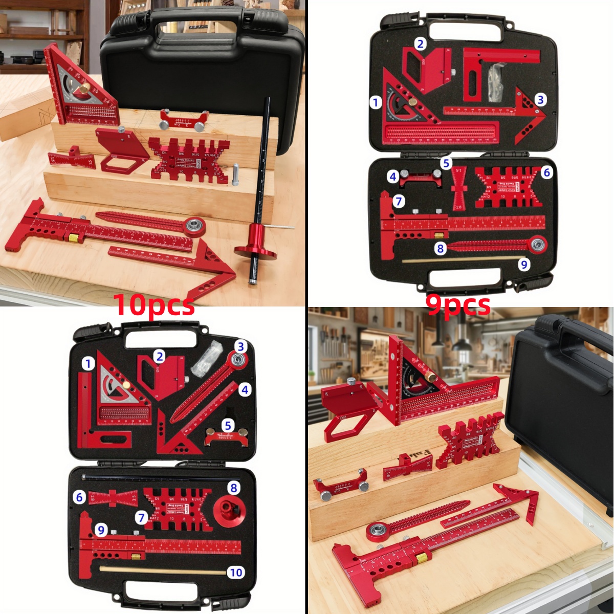 9pcs/10pcs Woodworking Measuri - огляд і ціна Woodworking Plans Free