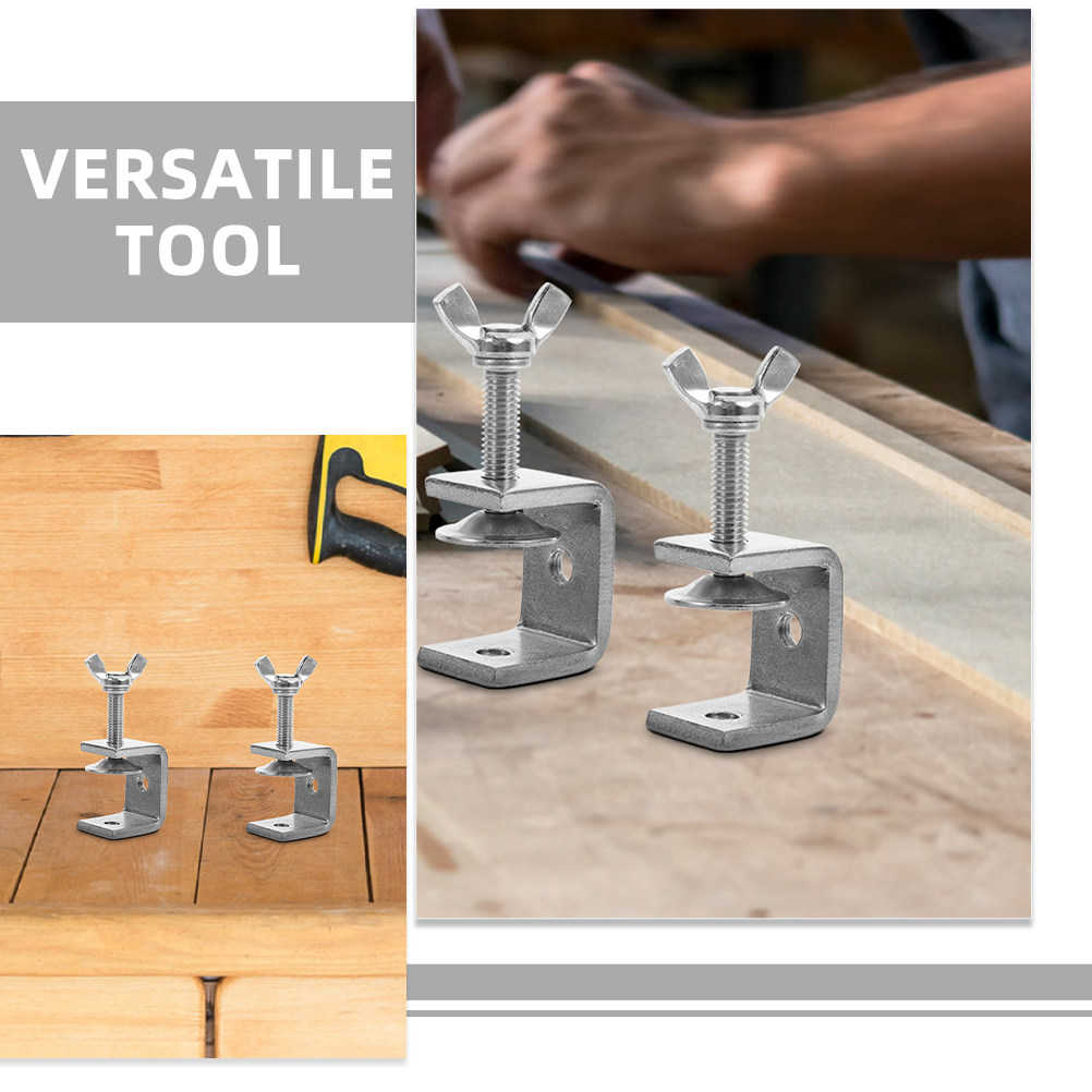 Mini Stainless Steel C Clamps  - огляд і ціна Woodworking Quick Clamps