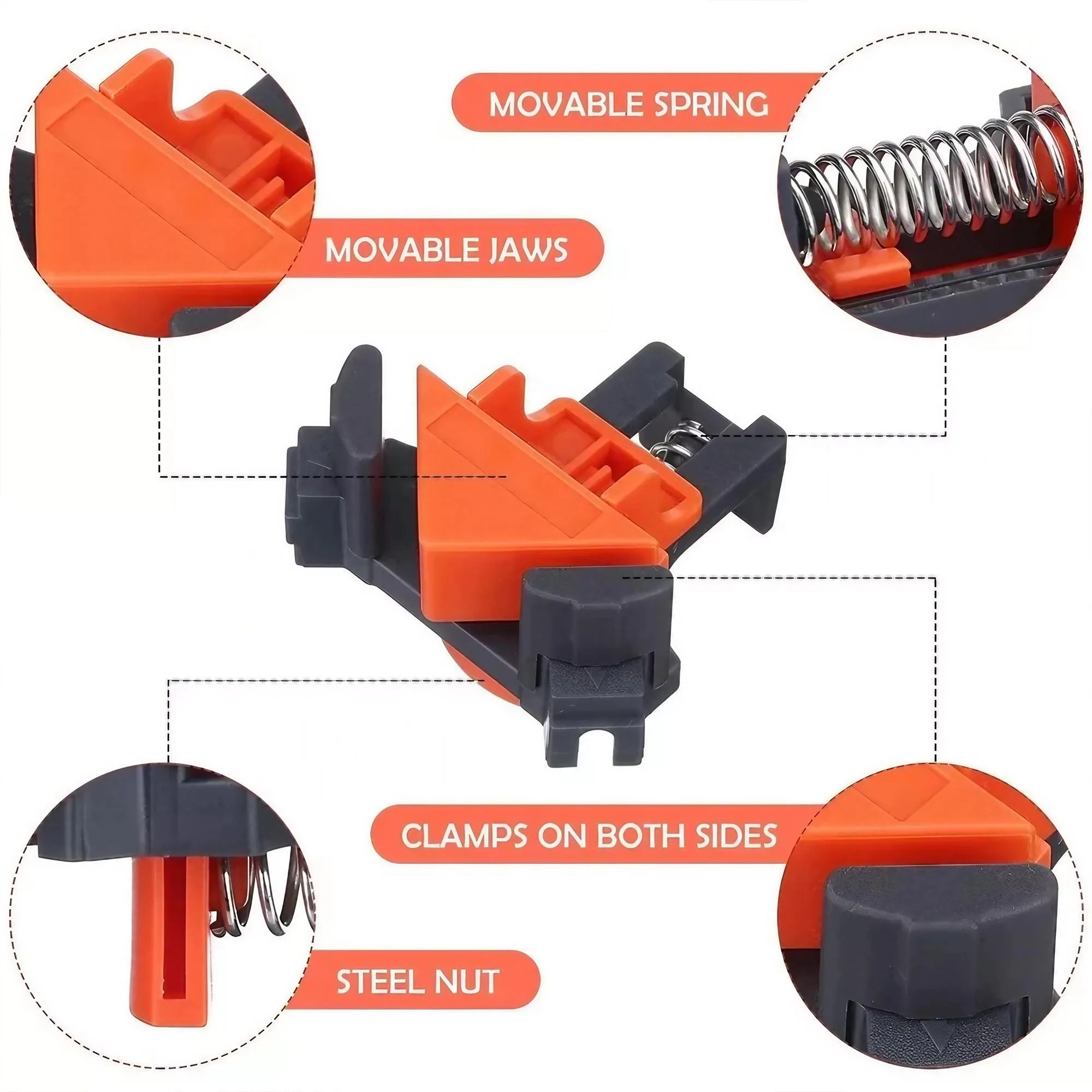 Premium 90 Degree Right Angle  - огляд і ціна Woodworking Right Angle Clamp
