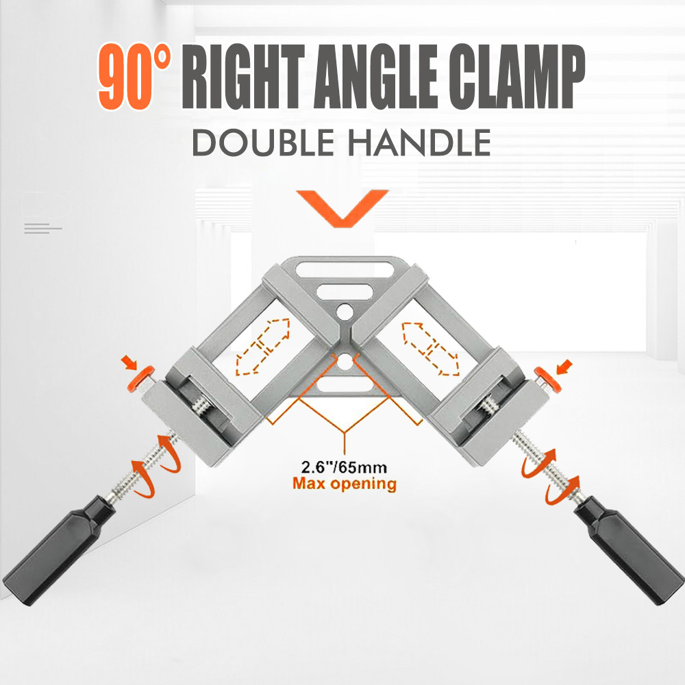 90 Degree Clip Welding Woodwor - огляд і ціна Woodworking Right Angle Clamp