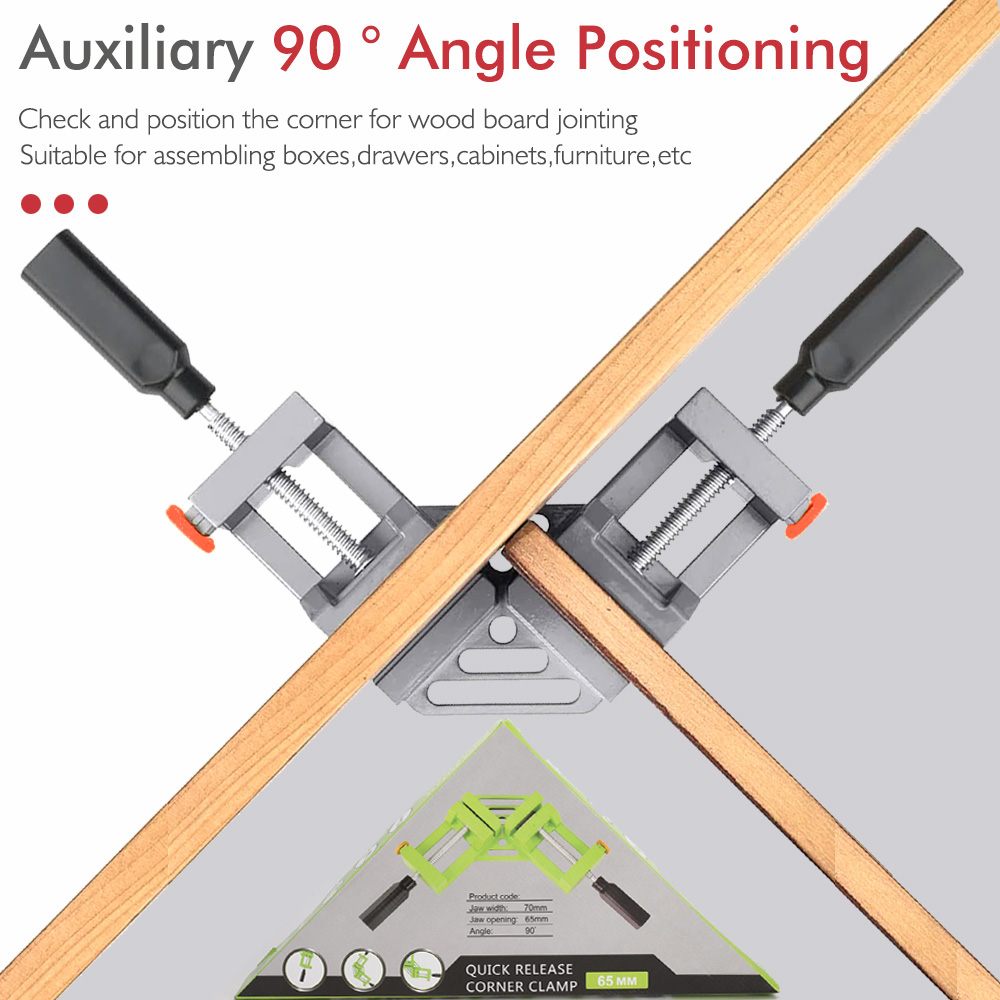 90 Degree Clip Welding Woodwor - огляд і ціна Woodworking Right Angle Clamp