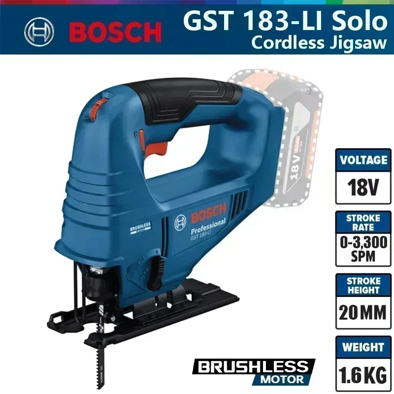 Bosch GST 183-LI Professional  - огляд і ціна Woodworking Jigsaw