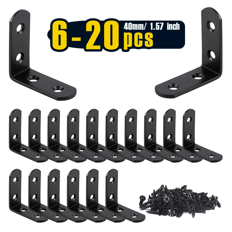 6-20 Pcs L Bracket Stainless S - огляд і ціна Woodworking X Brace