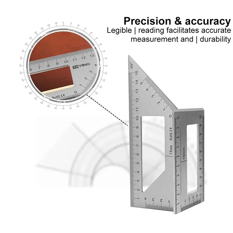 Multifunctional Angle Ruler 45 - огляд і ціна Woodworking Marking Gauge