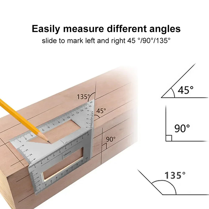 Multifunctional Angle Ruler 45 - огляд і ціна Woodworking Marking Gauge