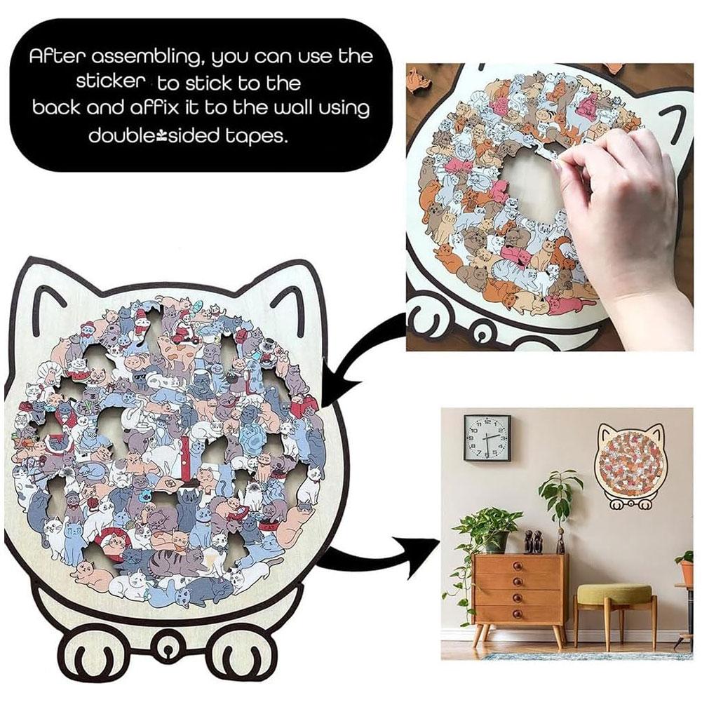 50-135pcs Morandi-Colored Cat  - огляд і ціна Woodworking Jigsaw